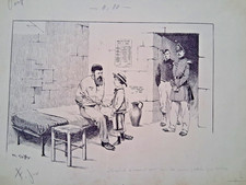 Dessin original signé R