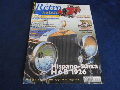 Revue retro hebdo 30 - revue,