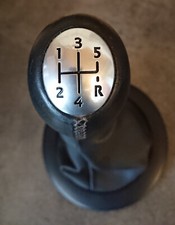 Pommeau cuir et soufflet levier de vitesse Renault Megane 2 5 vitesses d'origine