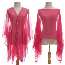 Écharpe châle en soie douce et respirante élégant couleur unie enveloppante