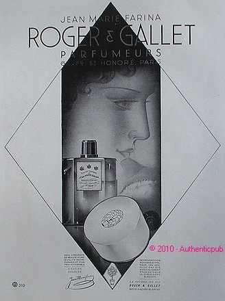 Publicite roger gallet - roger, &