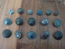 LOT DE BOUTONS WW1 POUR CAPOTE DE POILU BLEU HORIZON 1914- 1918