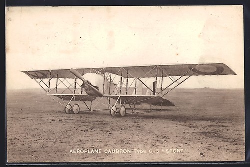 Carte postale avion type
