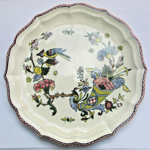 Assiette décorative faïence