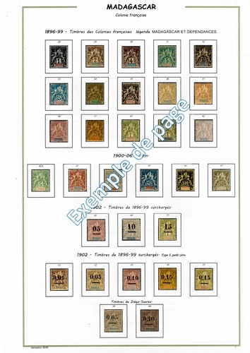Album timbres imprimer - album, à