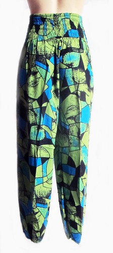 Vert pantalon sarouel - vert,
