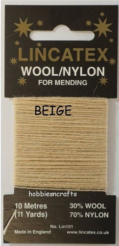 Fil beige pour raccommoder - beige,