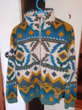 Veste Polaire Vintage Marque K-way Taille S Motif Géométrique Rare