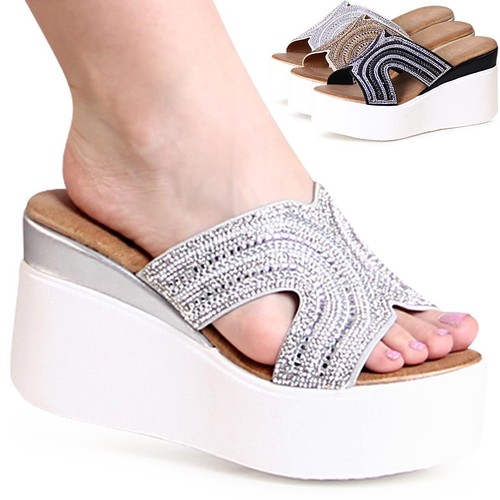 Sandales compensées femme xxl - sandales,