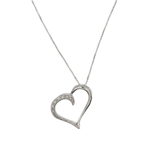 Collier blanc kt - en, 18