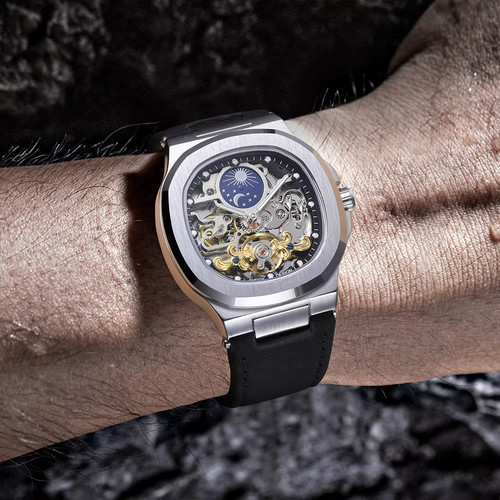 Montre homme carrée saphir - homme,