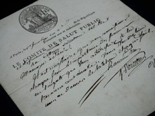 Theodore VERNIER - lettre