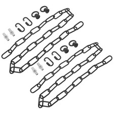  2 Sets Garde-corps Pont Jardin Chaîne Luminaire Accessoires Suspension