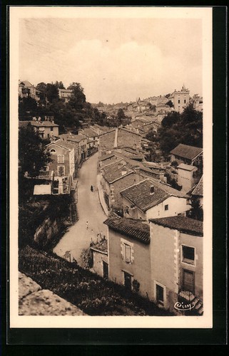 Cpa nontron rue périgueux - cpa,