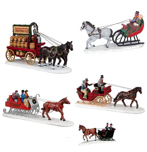 Lemax traîneaux cheval - cheval, du