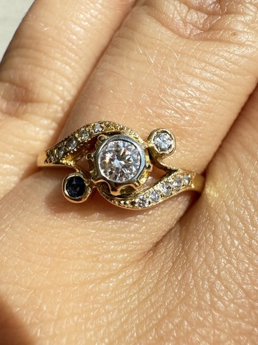 Bague carat 750 - bague, 18