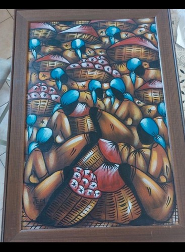 Lot tableaux haïtiens - tableaux,