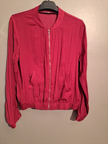 Veste femme rouge - avec, poches