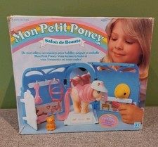 💕💕 Mon Petit Poney + Boite My Little Pony G1 Salon de Beauté/Beauty Parlor