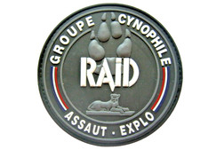 ECUSSON PVC COLLECTION P.N RAID LE G.C.A.E CYNOPHILE SCRATCH AU DOS 90MM
