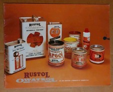 Catalogue Rustol Owatrol et ses dérivés. Produits G. Durieu S.A.