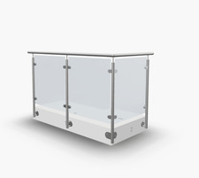 Acier Inox Balustrade Forme L