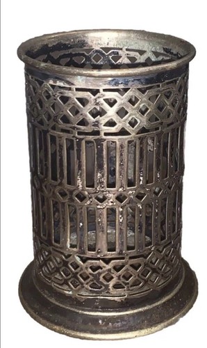 Articulated silver plate - silver,