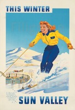 Sun valley ski rgxn poster - valley,