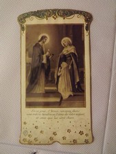 Image religieuse souvenir de communion datée 1938