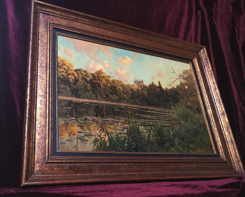 Tableau ancien peinture huile - peinture,