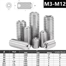 Vis Sans Tête M3,M4~M12, STHC