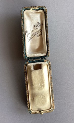 Ancien écrin bijou cuir - ancien,