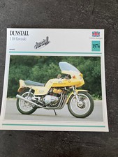 CARTE FICHE MOTO collection ATLAS DUNSTALL 1100 KAWASAKI
