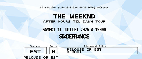 Place concert the weekend - de,