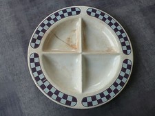 ANCIENNE ASSIETTE A COMPARTIMENTS "LUSTUCRU" - ANNEES 20/30