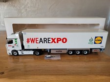 camion Eligor 1/43 Mercedes Actros 2 biocarburant frigo chereau Lidl tps XPO