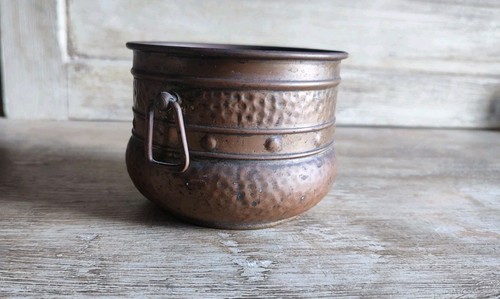 Ancien mini chaudron cuivre - mini,