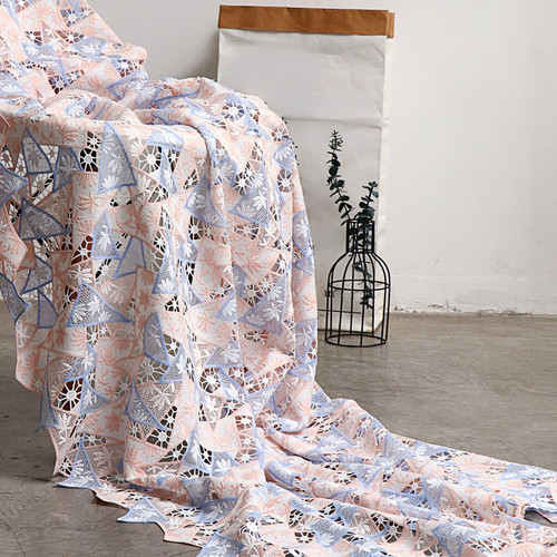 Brodé dentelle floral tissu - brodé,