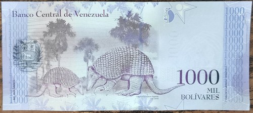 Billet 1000 bolivares - 1000,