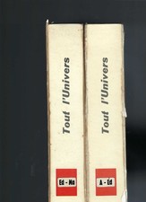 Tout l'univers tome 1 (A-Ed) et 2 (Ed-Ma) soit 95 fascicules reliures éditeur