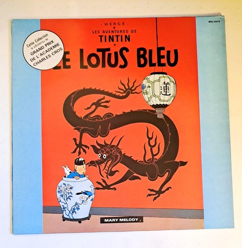 Tintin lotus bleu - bleu, mary