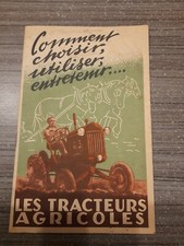 notice livret entretien tracteur anien
