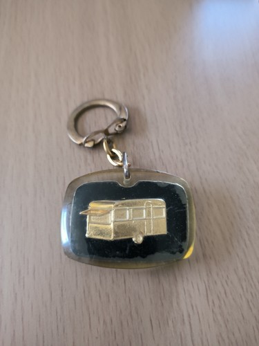 Porte clé vintage caravane - porte-clé,