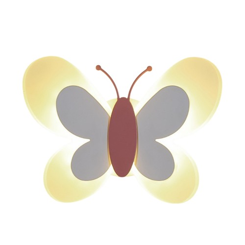Applique murale led papillon - murale,