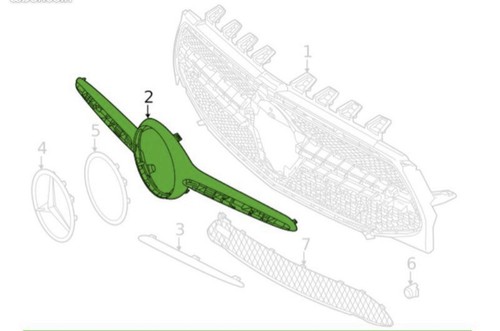 Cache grille calandre - grille,