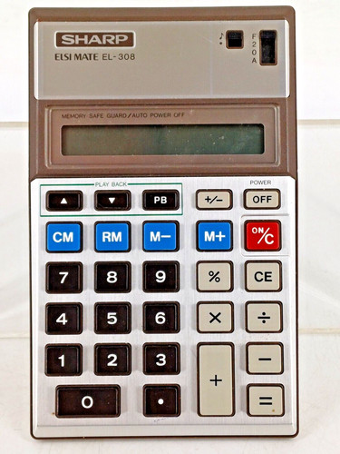 Calculatrice sharp elsi mate - sharp,