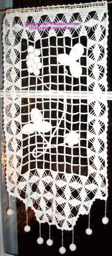 Rideau crochet main - rideau,