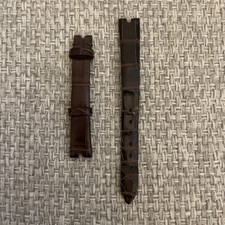 Van Cleef & Arpels Full  Alligator Watch Bracelet Brown 12 x 10 & 105 x 70 Strap