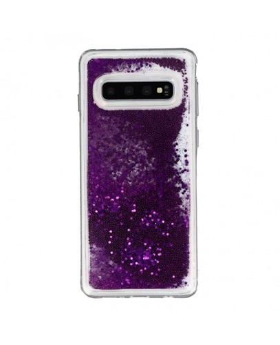 Coque liquide paillettes pour - liquide,