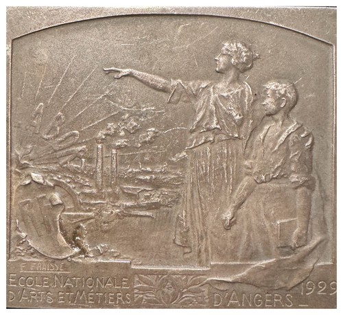Médaille argent ecole - médaille,